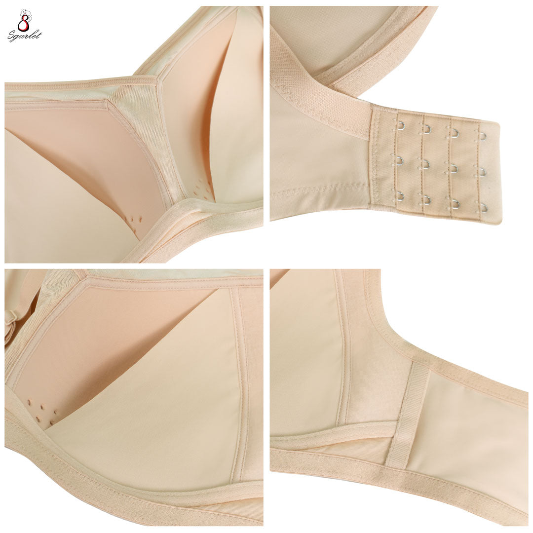 Sgarlet เสื้อในไซส์ใหญ่ ไร้โครง ตัวเรียบ ใส่สบาย สีดำ/เนื้อ/สีชาเย็น MB1530