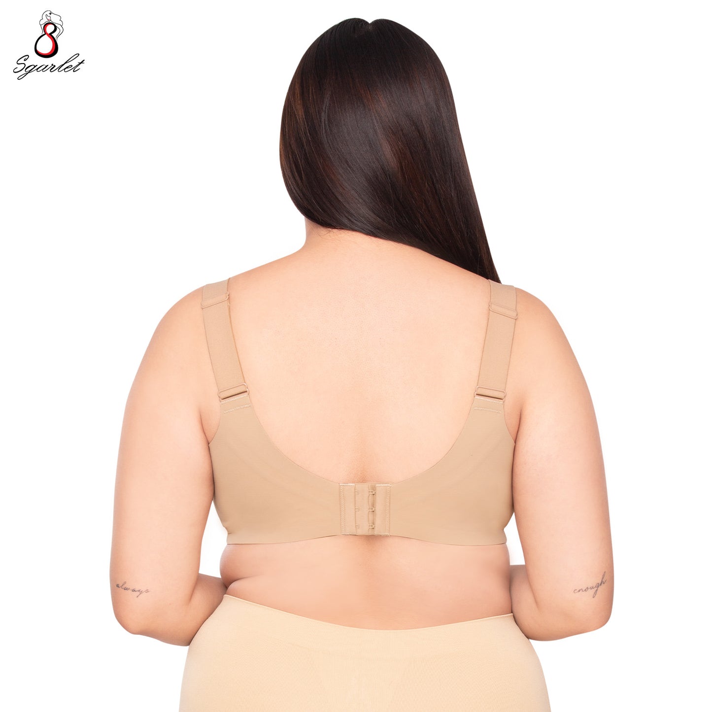 Sgarlet เสื้อในไซส์ใหญ่ ไร้โครง ไร้ตะเข็บ แบบ Bonding ใส่สบาย สีเนื้อ MB1526