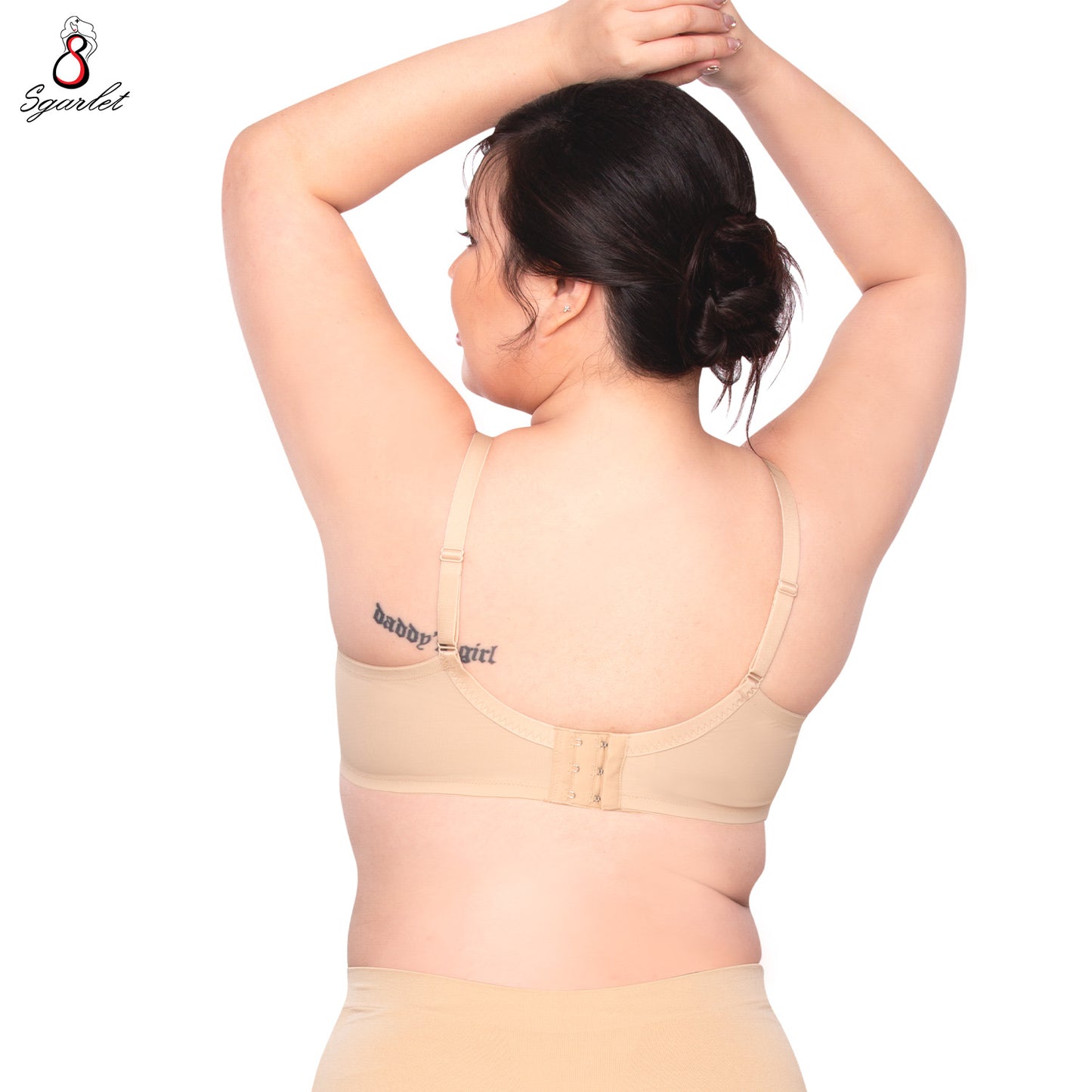 Sgarlet เสื้อในไซส์ใหญ่ ไร้โครง ตัวเรียบ ใส่สบาย สีดำ/เนื้อ/สีชาเย็น MB1530